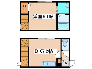 ツインパティオⅡの物件間取画像